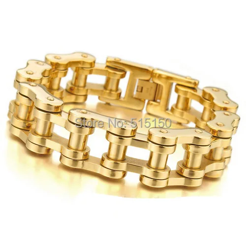 20 мм огромная и тяжелая Мужская Золотая цепочка для мотоцикла мальчиков модные