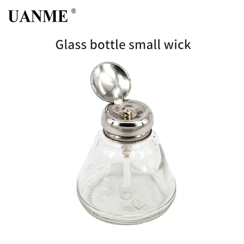 glass150ml smallpump UANME мягкая с медным сердечником Антикоррозийная Антистатическая стеклянная бутылка для алкогольных напитков пластина пресс автоматическая бутылка для воды крышки - Цвет: glass150ml smallpump