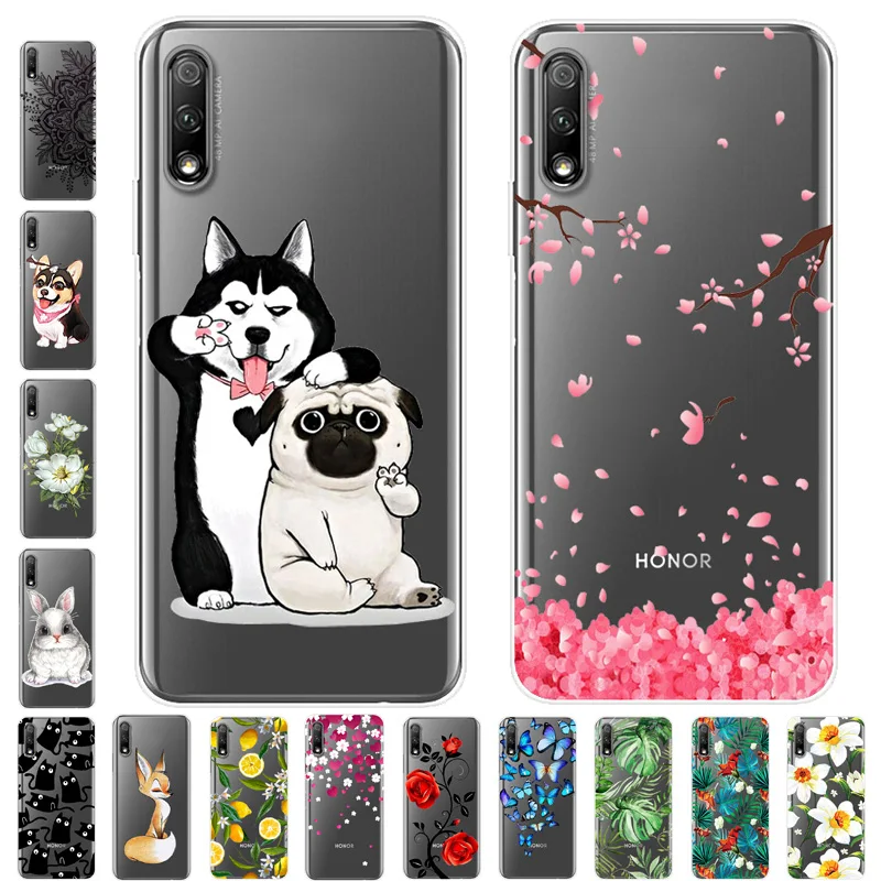 Чехол для Huawei P Smart Pro 2019 силиконовый мягкий прозрачный чехол 6 59 дюйма из ТПУ