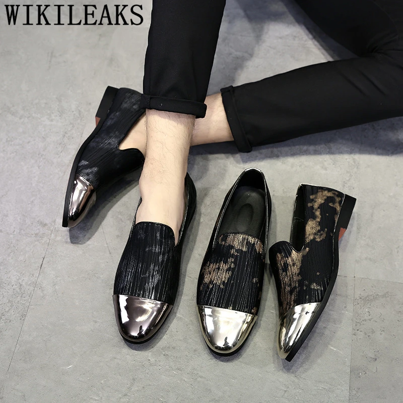 

Luxury Men Shoes Formal Fashion Men Shoes Wedding Loafers Men Elegant Shoes Luxury Brand Sepatu Slip On Pria Big Size Ayakkabi