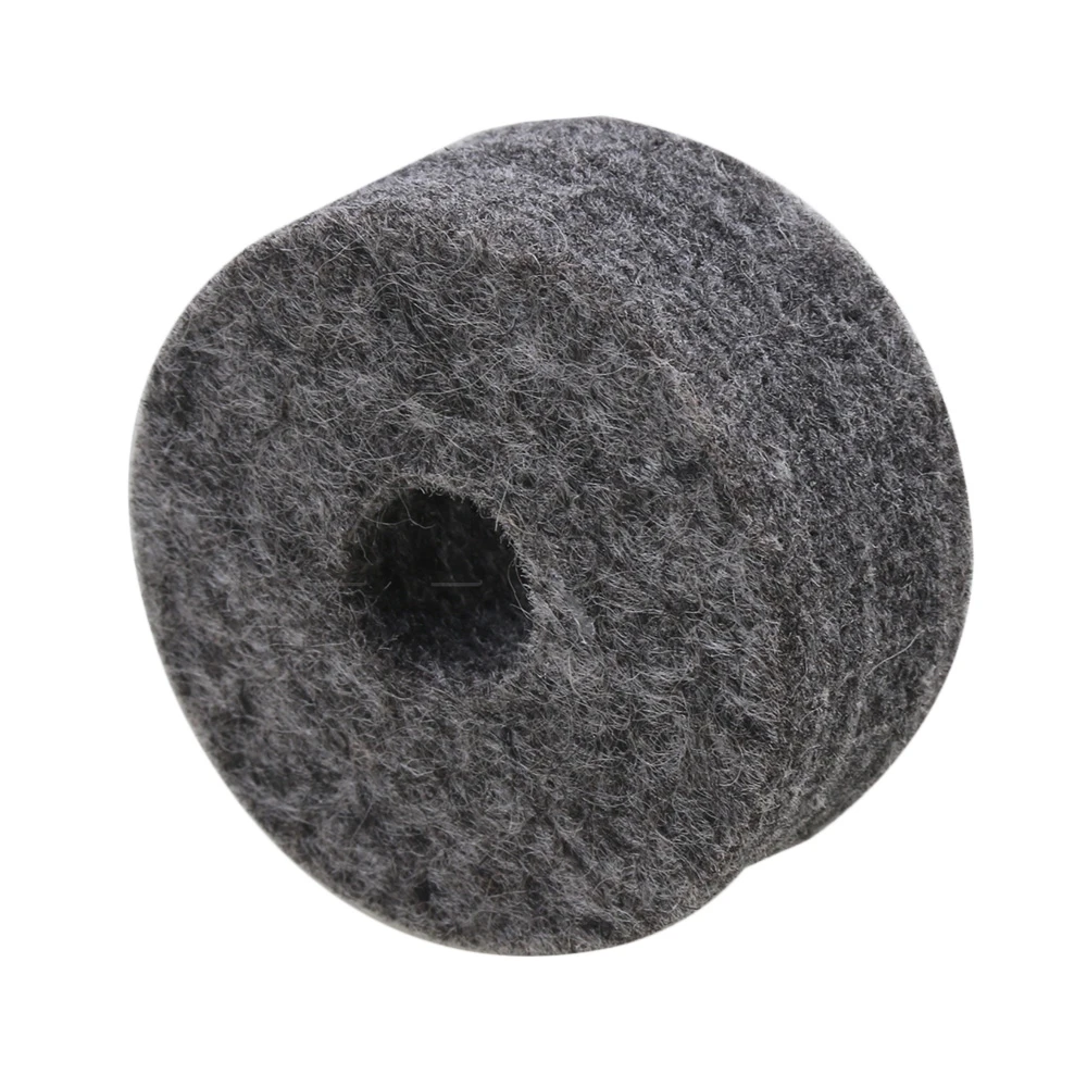 

Yibuy 10Pieces Soft Felt Washers for Drum Kit Set Light-weight 4x1.5cm