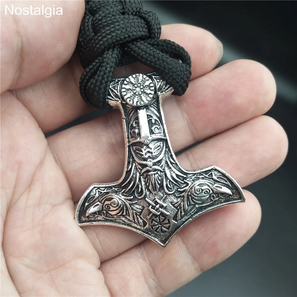 Мужской браслет Коловрат Odin Raven Aegishjalmur славянские шармы Runas Vikingas Thor Молот