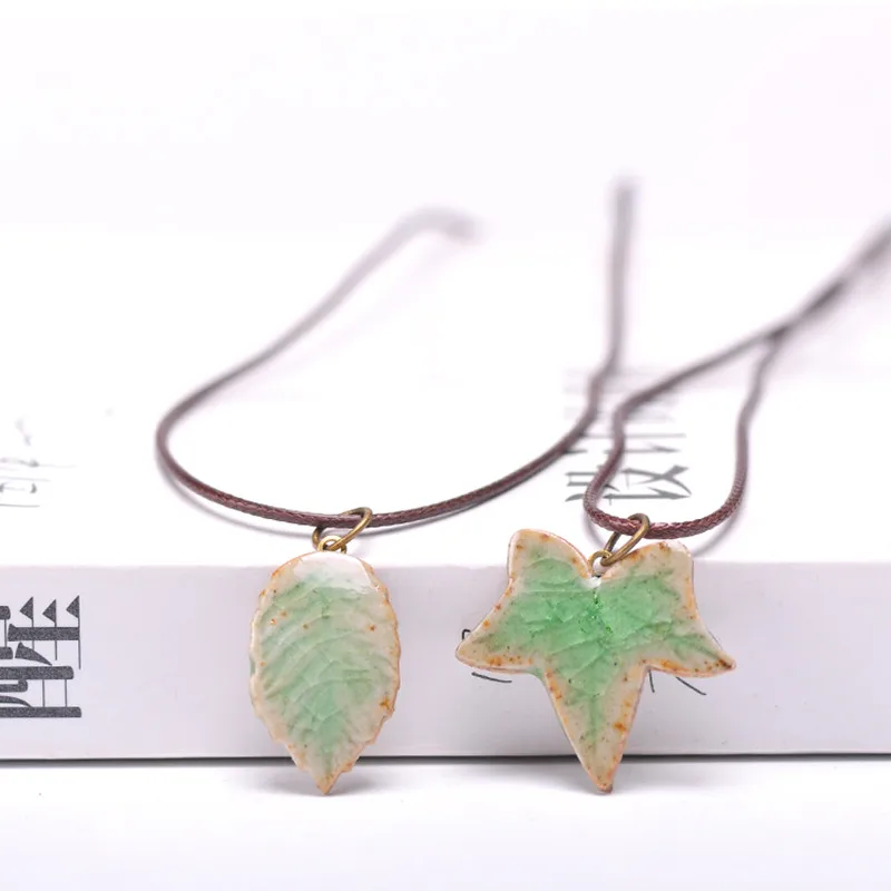 Ожерелья с кулоном в китайском стиле уникальные керамические аксессуары ручной