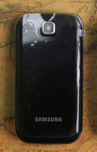 Разблокированный samsung C3595 черный большие кнопки 3g WCDMA черный цвет флип Восстановленный мобильный телефон с русским языком - Цвет: Black