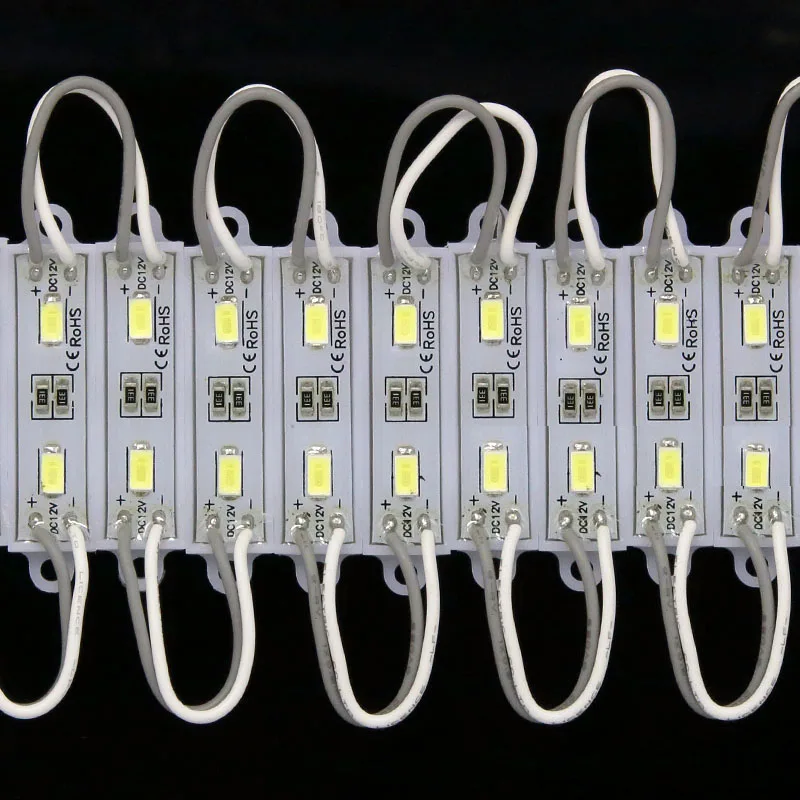 1000 шт./лот SMD 5730 DC 12V водонепроницаемый светодиодный пиксельный модуль с