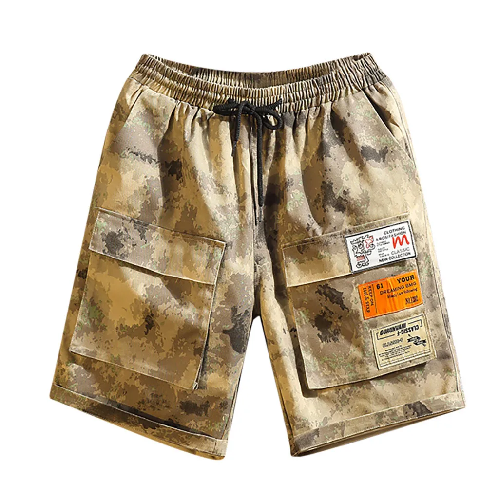 Модные мужские купальные брюки с принтом на весну и лето пляжные шорты для
