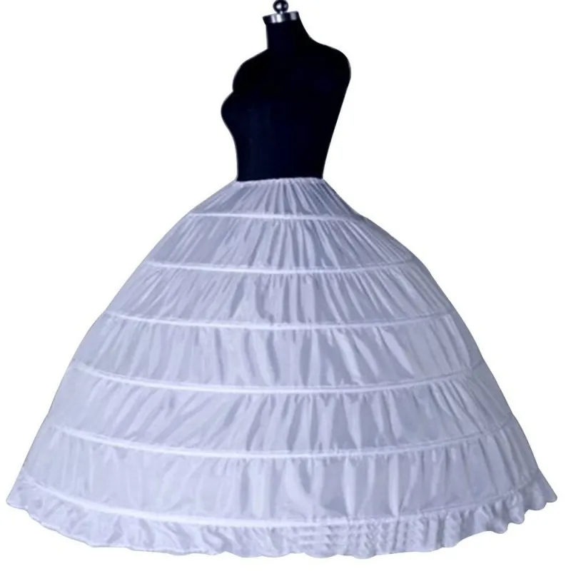 Горячая Распродажа 6 обручей Свадебный подъюбник дешевая Женская быстрая