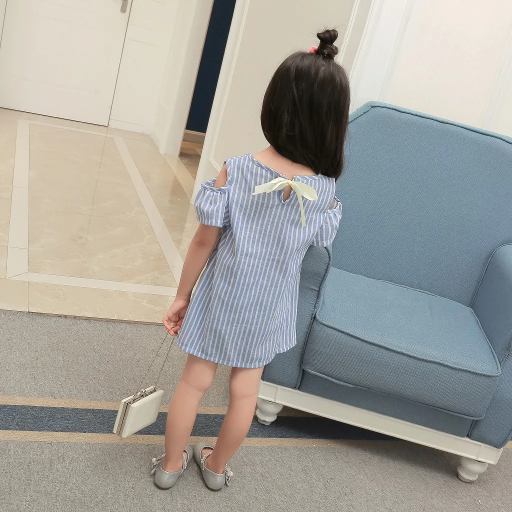 Платье для девочек коллекция 2019 года Новое поступление модное красивое прямое