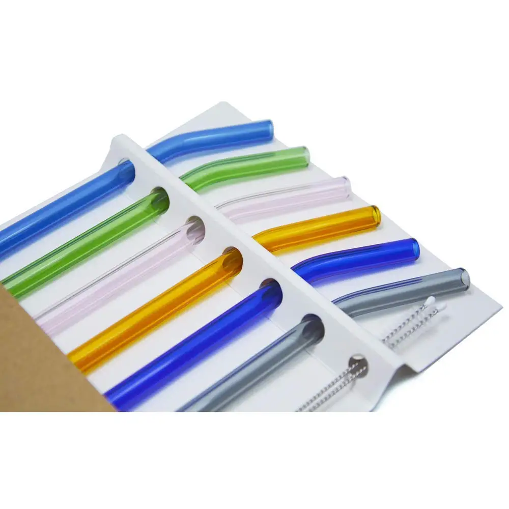 6 шт. новая специальная Изогнутая Стеклянная трубка экологическое стекло для