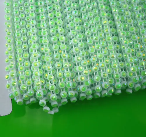 Сделай Сам SS12 jelly AB Смола Кристалл 3 мм Стразы белая пластиковая чашка обвязка