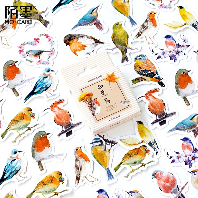 

45 Pcs/box Vintage mini paper sticker DIY decoration stickers diary photo album scrapbooking planner label stickers