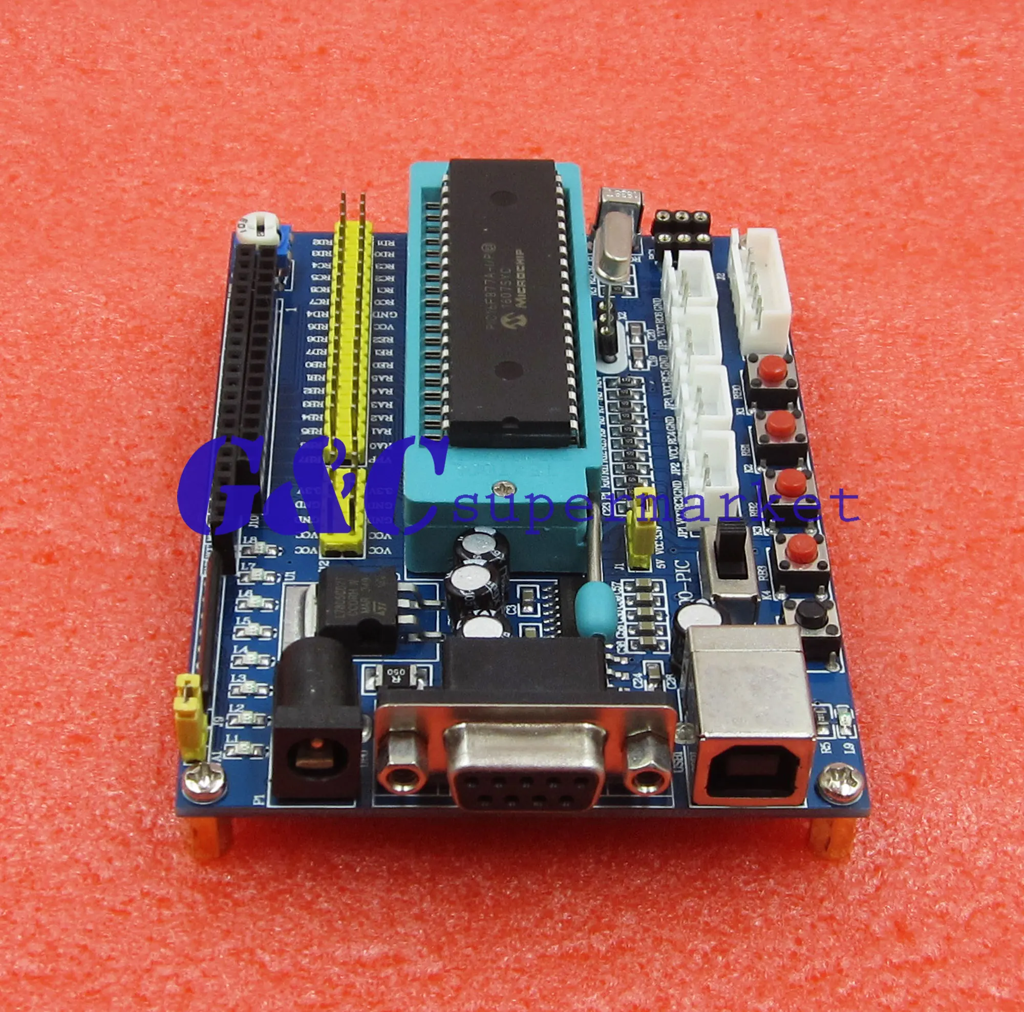 PIC16F877A PIC минимальная системная плата для разработки JTAG ICSP программный