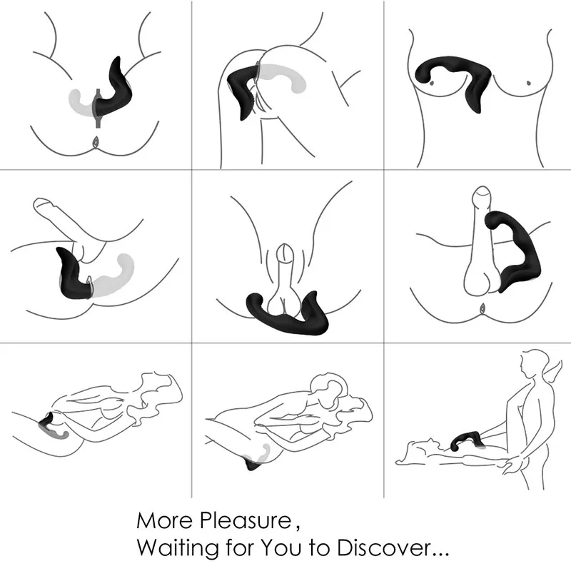 CRDC life Adult Sex Toys for Men Anal Plug Vibrator 9 Speeds Prostate Massage Butt Vibrating Male Masturbator Erotic |