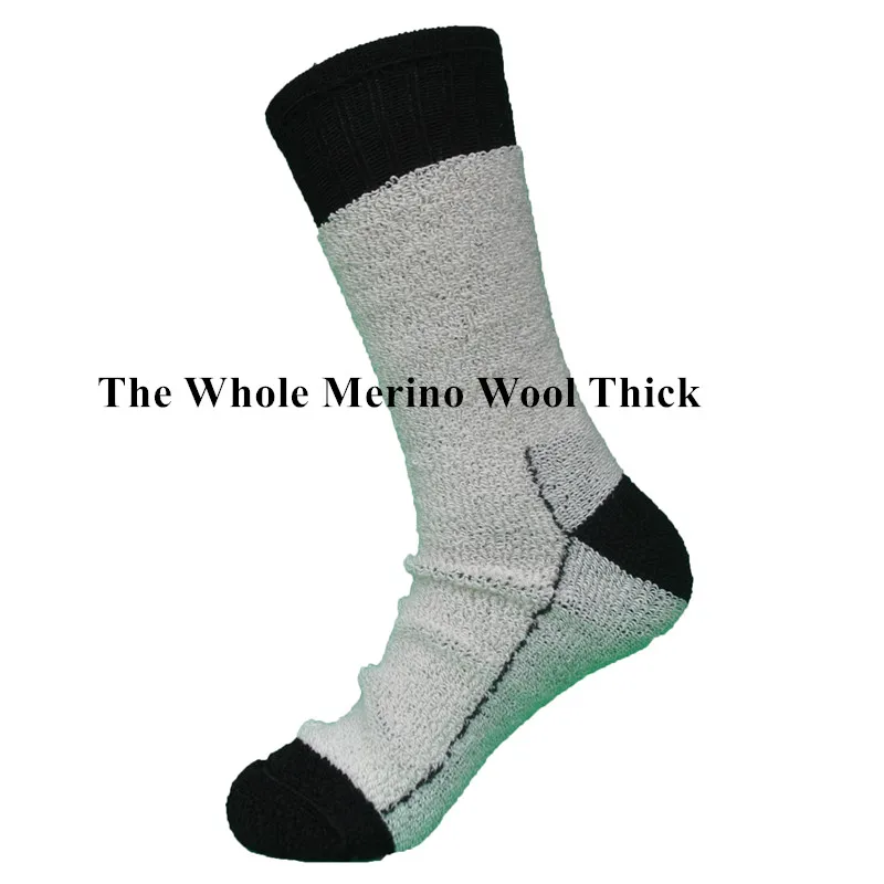 (2 пары) носки из шерсти мериноса зимние плотные для походов на открытом воздухе