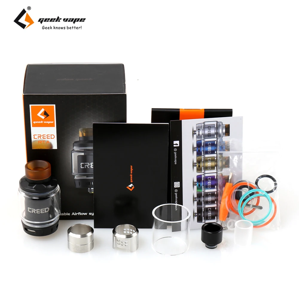 Оригинальный атомайзер Geekvape Creed RTA 6 5 мл с двумя постами система воздушного потока