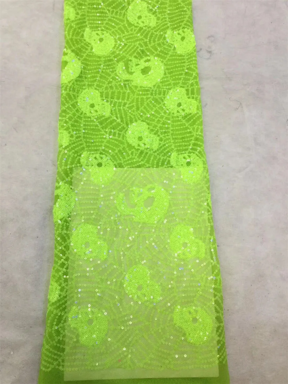 Горячая Распродажа Французский кружевной ткани с блестками в африканском стиле