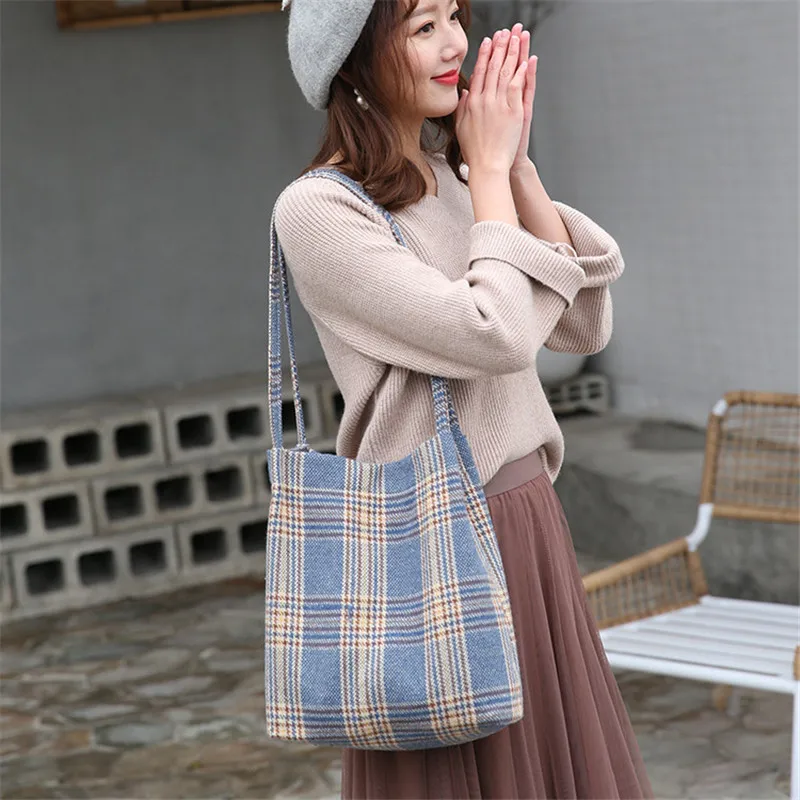 Новая сетчатая простая полосатая Мода 2019 Женская Портативная Складная холщовая