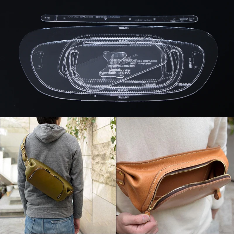 Прозрачная акриловая сумка на плечо ручной работы 1 комплект поясной кошелек