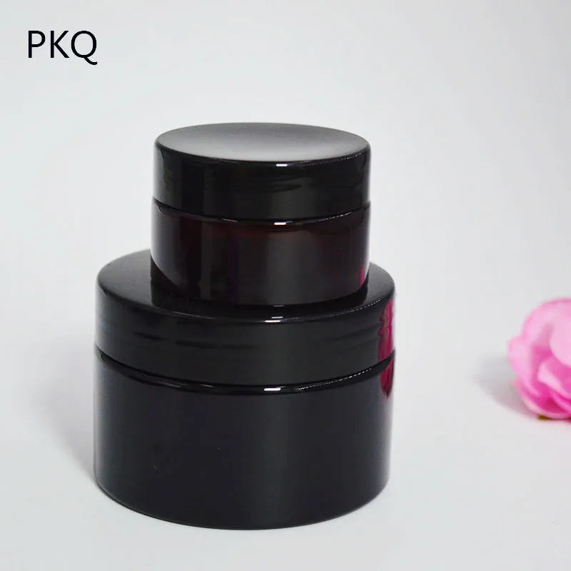 10 шт. 30 г 120 янтарные пластиковые банки для крема домашних животных косметическая