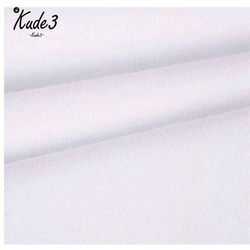 KUDE 2019 модная крутая женская футболка с принтом белая хлопковая Летняя