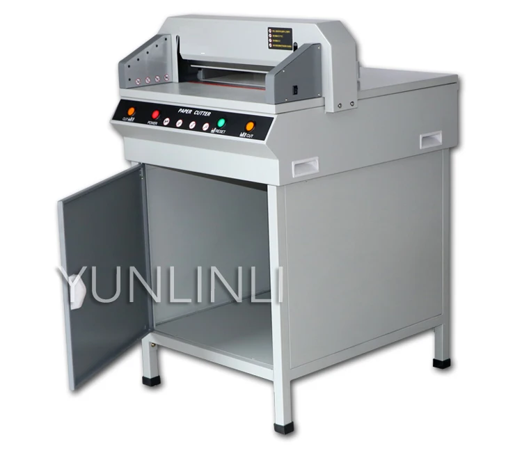 Машина для резки бумаги 450 мм электрическая гильотинная машина триммер с шириной