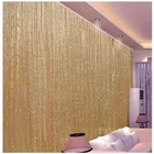 2 шт., цветные занавески с кристаллами, 2x1 м, блестящая кисточка