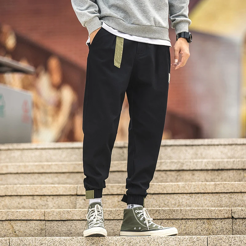 Casual men pants streetwear hip hop sweatpants with waistband military camouflage plus size 5xl | Мужская одежда