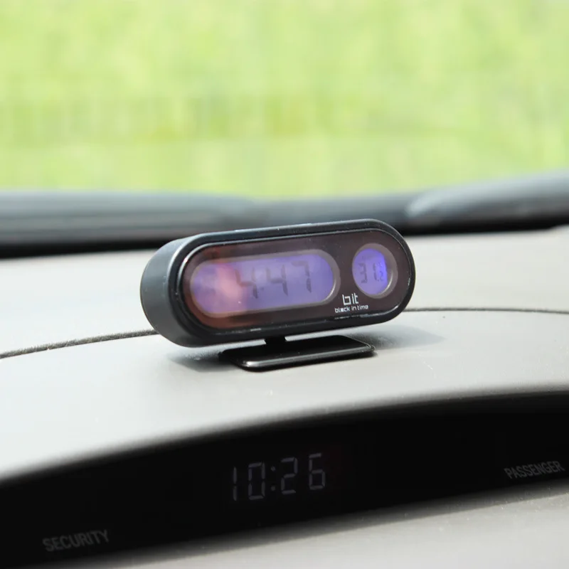 Автомобильные часы автоматический Автомобильный термометр фронтальная