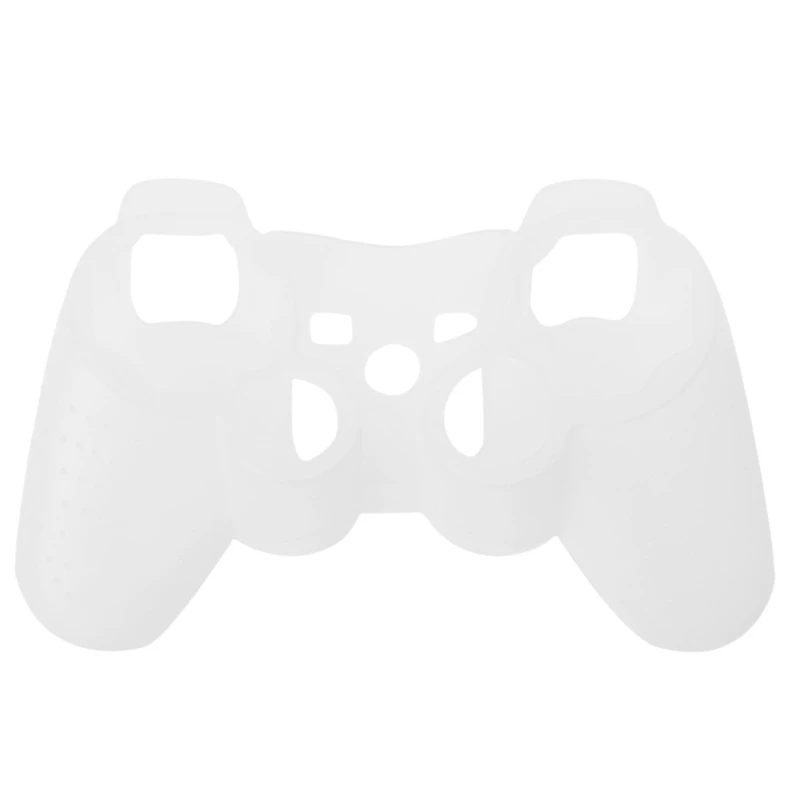 Белый Для sony Playstation 3 контроллер силиконовый защитный чехол для кожи чехол для PS3 контроллер Джойстик гелевый резиновый для PS3 - Цвет: Белый