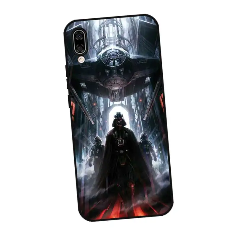 N411 Star War Cool Black Silicone Case Cover For Huawei Honor 6A 6C 6X 7C 7X 8 Lite Pro |