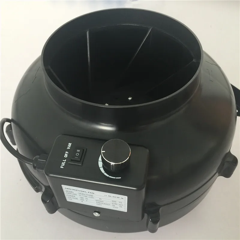 6 дюймовые центробежные вентиляторы и воздушный фильтр с активированным углем