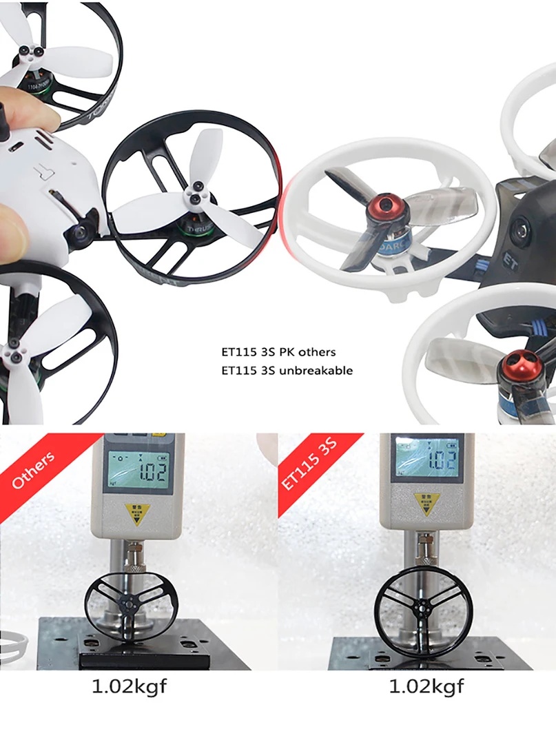 LDARC ET125 V2 микро FPV гоночный Дрон Квадрокоптер PNP с OSD 800TVL камерой 16CH 25mW 100mW VTX без батареи
