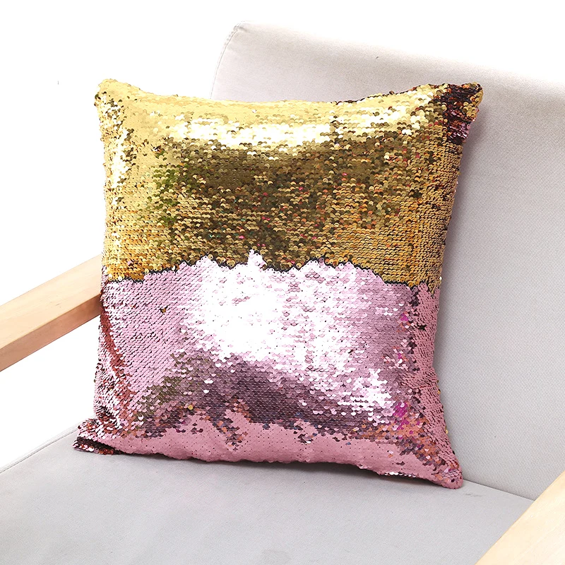 Наволочка русалка двусторонняя наволочка сделай сам с блестками декоративные