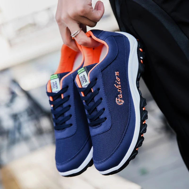 Лето Суперзвезда Тренеров мужская Обувь на Плоской Подошве Для Ходьбы Случайные