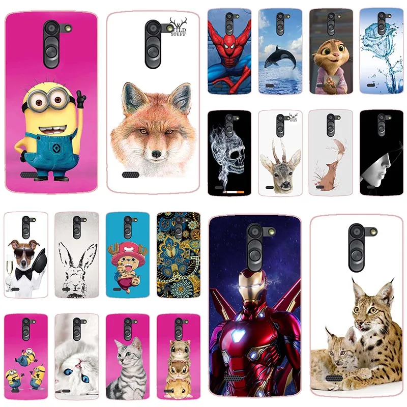 Чехол для LG L Bello D331 D335 L Prime D337, задняя крышка, мягкий силиконовый красивый мультяшный чехол для телефона, чехол с принтом