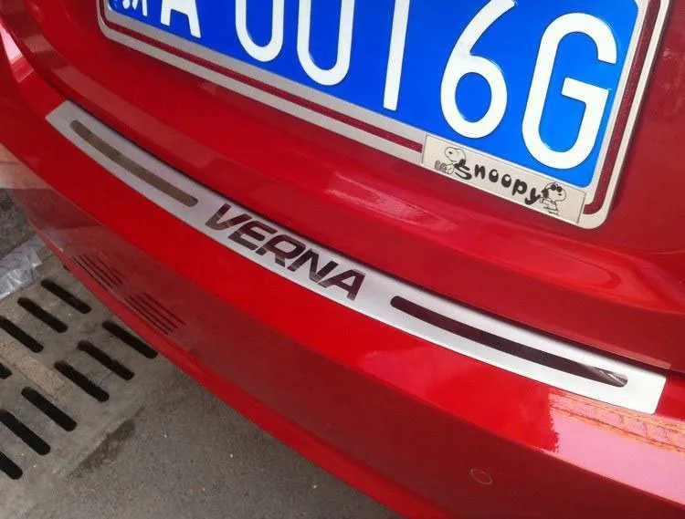 Внешний Высококачественный протектор заднего бампера из нержавеющей стали для