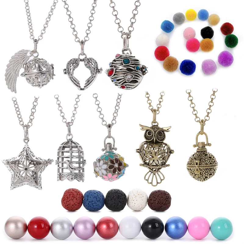 Мексика Chime Музыка Ангел бальное ожерелье с медальоном Винтаж беременность для