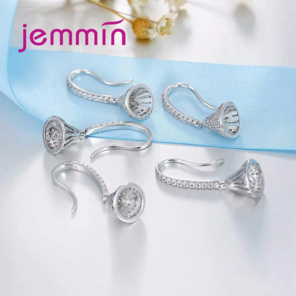 10 шт./партия сережки-стразы из стерлингового серебра 925 пробы аксессуары для