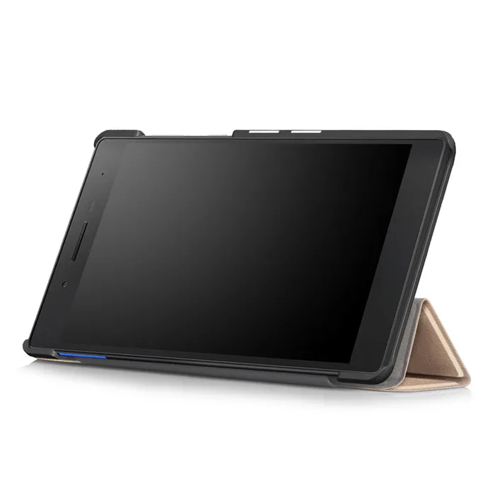 Чехол-книжка из искусственной кожи чехол для lenovo Tab4 Tab 4 7 Essential 7304X TB-7304I TB-7304X 7-ми дюймовых планшетов(Tab7 Эфирное)+ 2 шт. Экран пленка