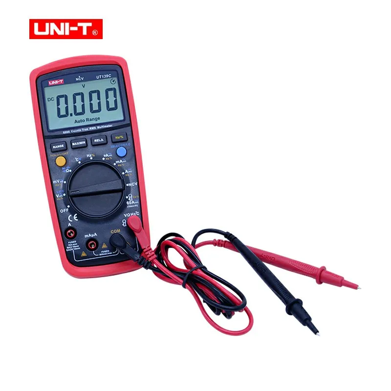 Цифровой мультиметр UNI-T UT139C с автоматическим выбором диапазона измеритель