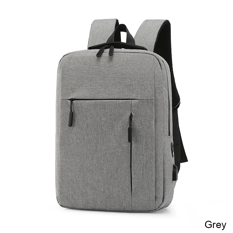 grey Модный мужской рюкзак, многофункциональный, usb зарядка, рюкзаки для ноутбука, для подростка, анти-вор, мужской рюкзак для путешествий, Mochila - Цвет: grey