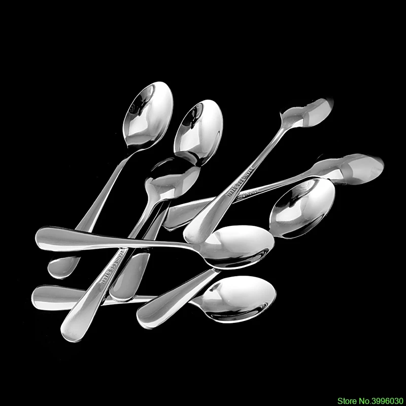 Новинка 8 шт Demitasse эспрессо стальная нержавеющая ложка чай кофе суп рис