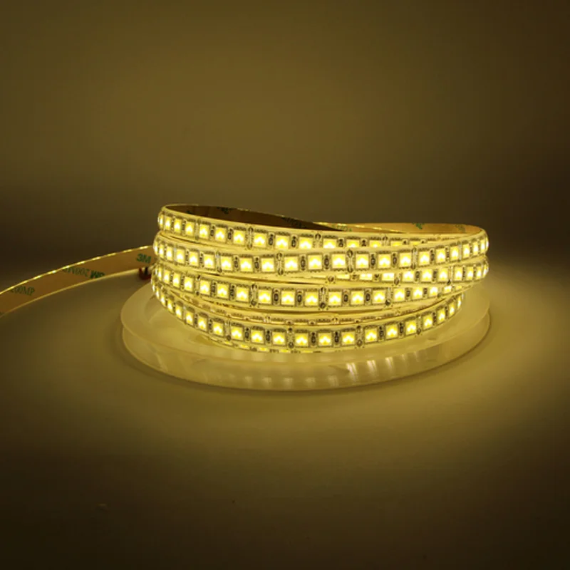 Супер яркая SMD 5054 Светодиодная лента 5 м DC12V 60 светодиодов/м 120 300 Светодиодов 600