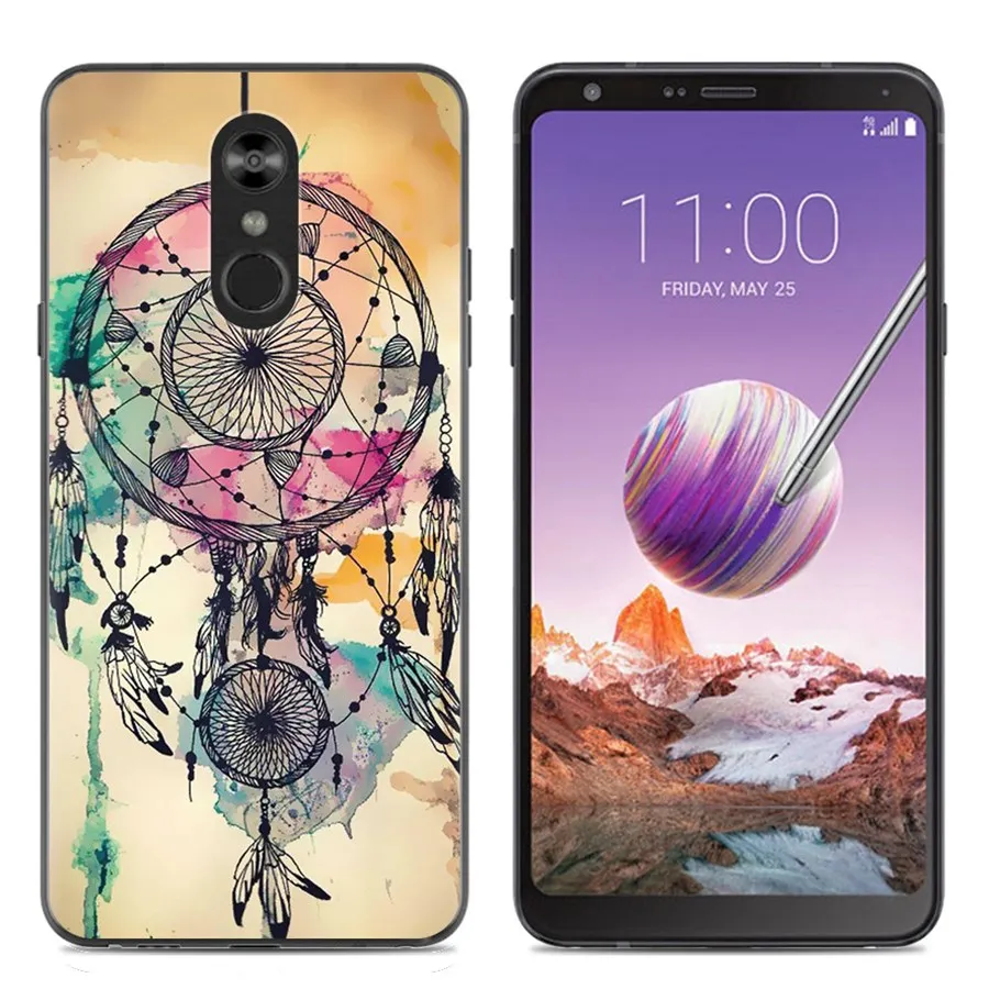 Чехол для LG Q Stylus Plus силиконовый чехол 6 2 дюйма Stylo 4 задняя крышка Plus/Stylo Телефона TPU