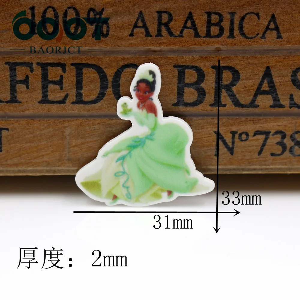 10 шт. акриловая с мультипликационным рисунком плата уровня может сделать Брошь