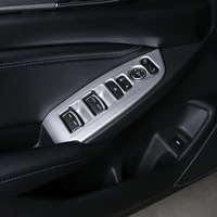 abs chrome for honda accord 10th 2018 2019 car accessories door window glass lift control switch panel cover trim car styling