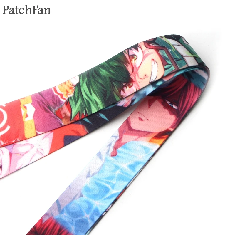 Patchfan аниме брелок талреп лямки лента шейный ремешок Ткань para идентификационный
