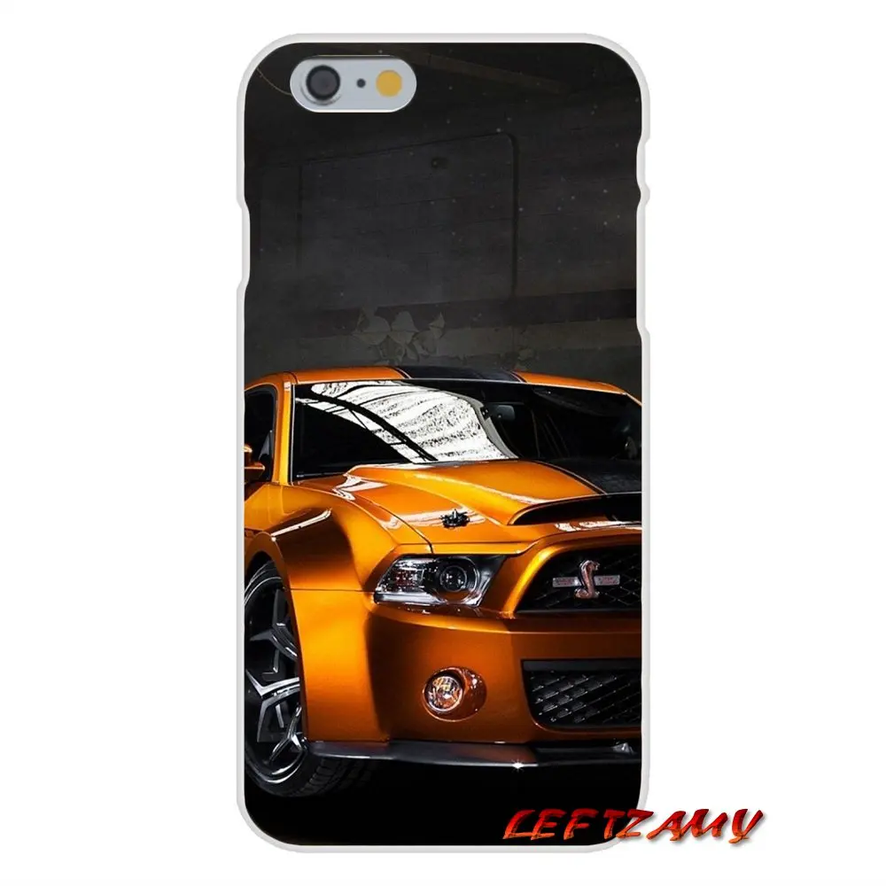 Аксессуары чехлы для телефонов iPhone X 4 4S 5 5S 5C SE 6 6S 7 8 Plus Ford Mustang Shelby Gt500 | Мобильные