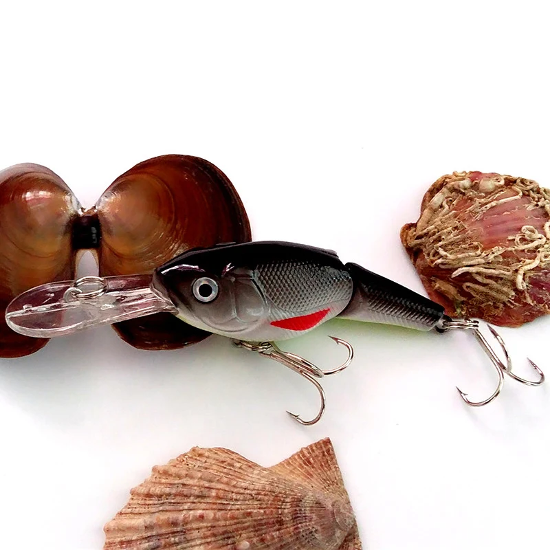 Новый 5 Шт./лот 9 см/10.5 г Воблер Рыболовную Приманку 2 Сегмент Swimbait Crankbait Жесткий Bait