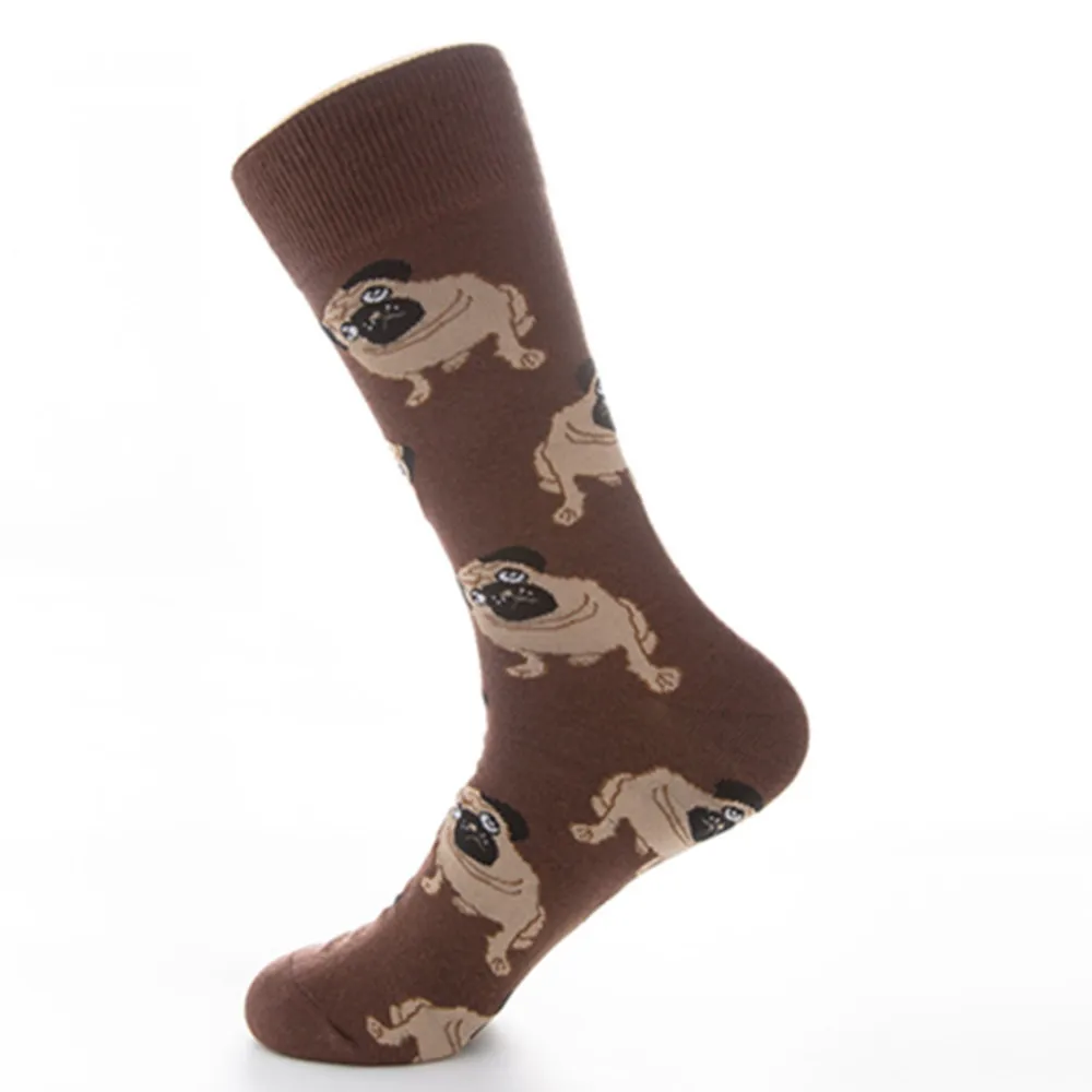1 пара мужских хлопковых забавных носков, женские мужские носки Sokken Socken Calcetines Fun Happy, мужские носки, цвет, Европейский размера плюс 42, 44, 46